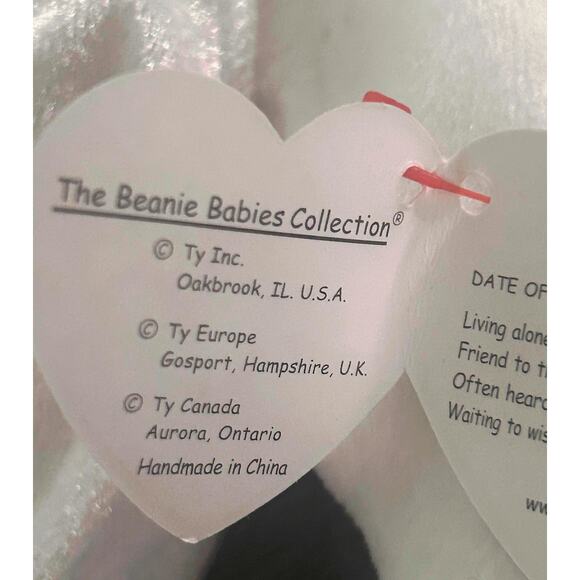 TY Beanie Baby “Sheets” Bed Sheet Ghost Tag Errors 1999 Retired Halloween Spooky - Picture 5 of 9